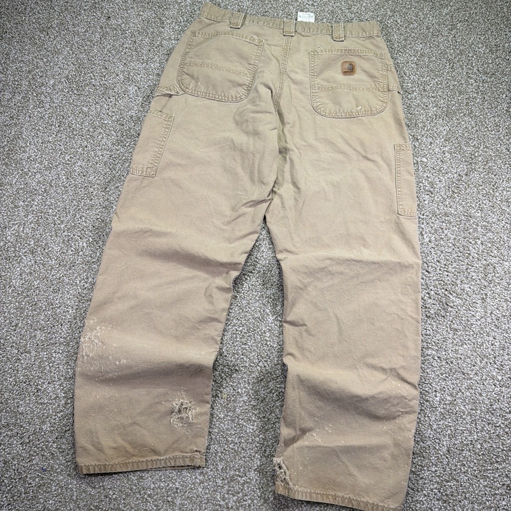 Vintage Carhartt Pants 36/30 B151 Dungaree Fit Carpenter Distressed Essentials